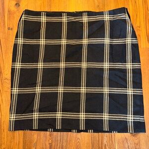 INC Women’s Plaid Print Skirt Size 8